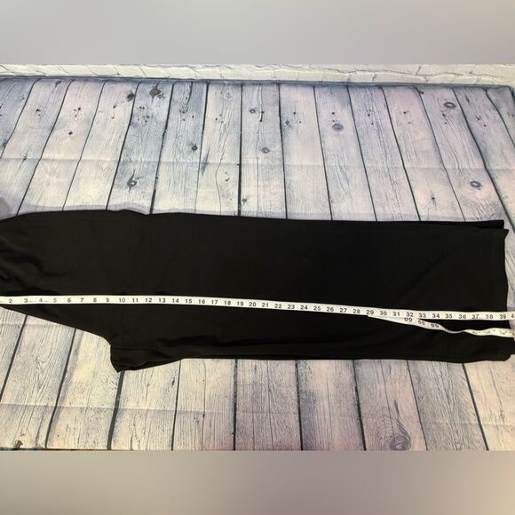 Karen Kane Off White Black Contrast Drape Front Minimalist Party Jumpsuit S - Picture 10 of 10